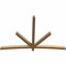 Ekena Millwork Alberta Smooth Timber Gable Bracket, Western Red Cedar, 96"W x 64"H x 3 1/2"D x 3 1/2"F, 16/12 Pitch GBW096X64X0404ALB00SWR - alternate 2